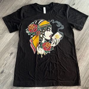 Dirty Honey T-Shirt, Small, black with gypsy